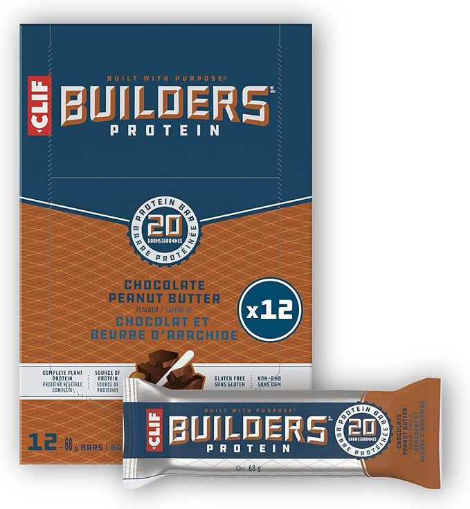 Clif Builders Chocolate Peanut Butter 68G 12CT